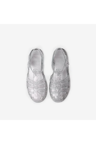 Cristal Sandalet Kadın Cala Toni Pons Waterproof Jelly Sandals Wıth Glıtter Gri