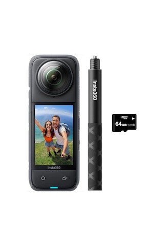 Insta360 X4 Aksiyon Kamera - Selfie Stick 114 Cm