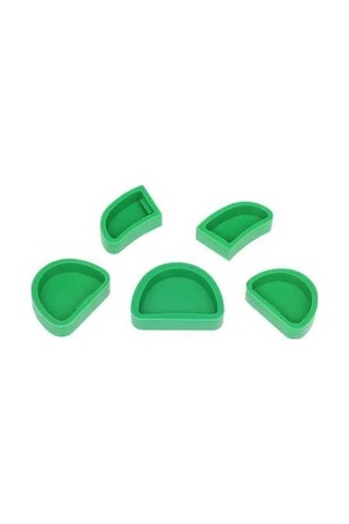 Pazly Ve Silikon Renkli Laboratuvar Kokusuz, Hijyenik Kalıp, Geeroyoo Dayanıklı Çok Boyutlu Alçı 5 Adet - Jp Çok Renkli Çok Renkli