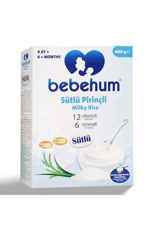 Bebehum Sütlü Pirinçli Kaşık Maması 400 G