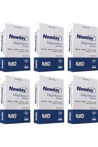 Newday Magnezyum Complex 6X