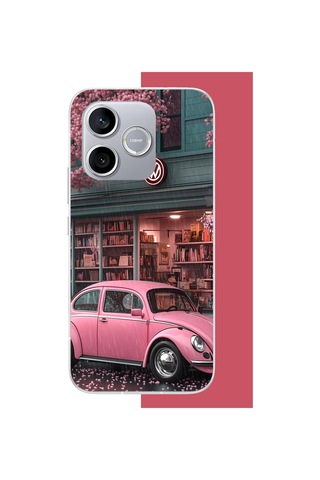 Honor 600 Lite Uyumlu Pembe Vos Vos Uv Baskılı Silikon Kılıf Renkli Honor 600 Lite Uyumlu Pembe Vos Vos Uv Baskılı Silikon Kılıf Renkli