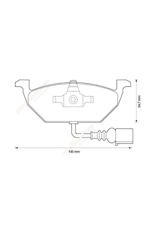 Audi A3 Ön Fren Balata 1996-2016 1k0698151d 2313119705 1.6, 1.2, 2.0, 1.8, 1.8 Tsı, 1.6 Fsı, 1.9 Tdı, 1.6 Tdı, 1.4 Tfsı, 2.0 Tdcı Duratorg