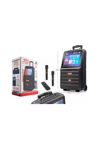 Subzero Wr194 14.1\" Multimedia Dokunmatik Ekran 2 Kablosuz Mikrofonlu Kumandalı Rgb Bluetooth/usb/sd-120556