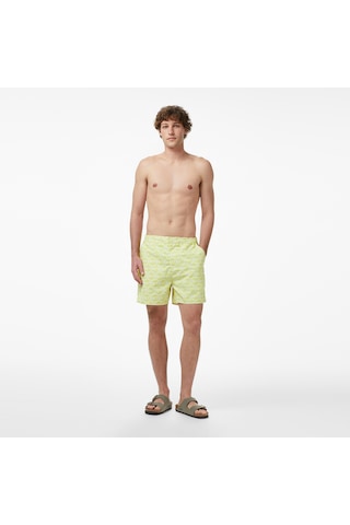 Unıted4 Regular Fit Erkek Sarı Deniz Şortu Nıter