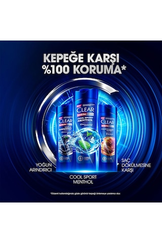 Clear Men Cool Sport Menthol Şampuan 350 ML