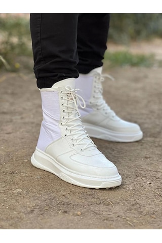 Wagoon Wg012 Beyaz Paraşüt Uzun Bağcıklı Bot Çok Renkli