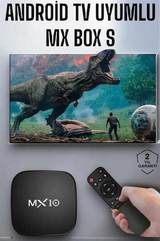 4k Tv Uyumlu Hd Çözünürlüklü Mx Box S 8 Gb
