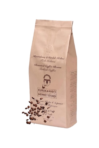 Mehmet Efendi Kavrulmuş Çekirdek Türk Kahve 500 Gr X 2 Adet Çekirdek Kahve