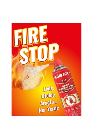 Sibax Sb112 Yangın Söndürme Spreyi 1000 Ml