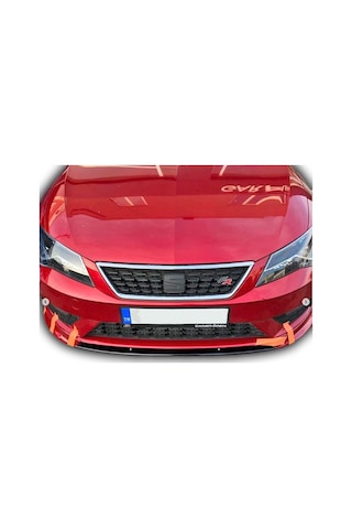 Seat Leon 2017+ Uyumlu Yedek Parça Ön Tampon Eki Boyasız Fiber