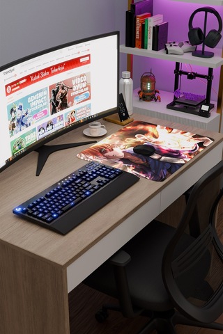 Shoto Todoroki Anime V2 - 48x40 Xl Gaming Kauçuk Kaymaz Taban Mouse Pad Fare Altlığı