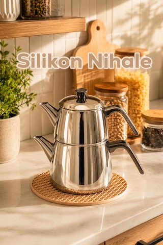 Porsima 31012-1 Silikon Yuvarlak Nihale 20cm Krem