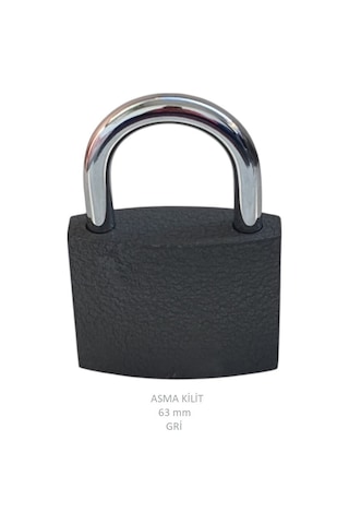 Adilon Asma Kilit, 63 Mm Gri