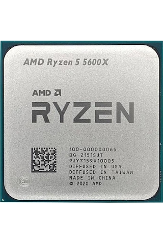 Amd Ryzen 5 5600x Tray 3.7-4.6 Ghz 6 Çekirdek 7nm Am4 İşlemci Kutusuz