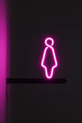 Wc Kadın Neon Tabela Wc Kadın Neon Tabela