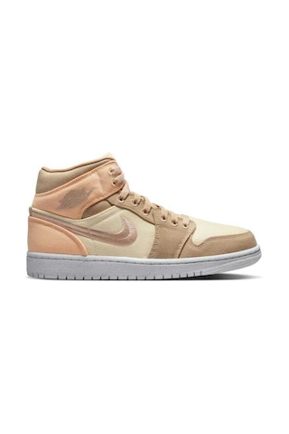 Nike Air Jordan 1 Mid Se Kadın Basketbol Ayakkabısı Dv0427-102 Çok Renkli