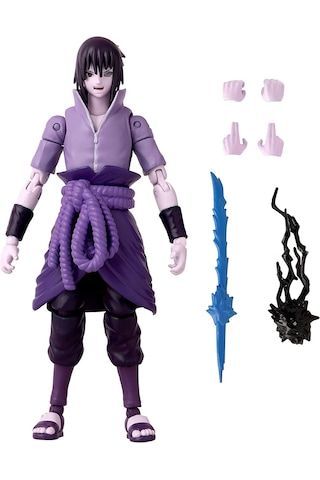 16 Cm Sasuke Rinnegan / Mangekyo Sharingan Poz Verilebilir Figür