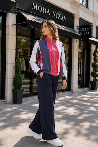 Sevitli Bomber Ceket-lacivert-5938