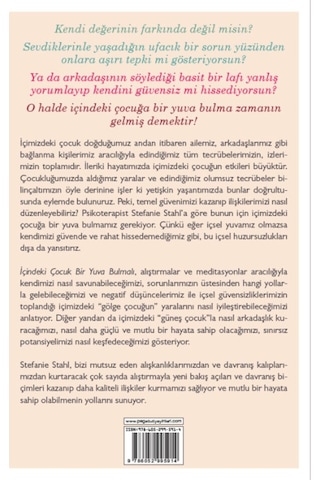 İçindeki Çocuk Bir Yuva Bulmalı - Stefanie Stahl - Pegasus Yayınları - 2018 Basım