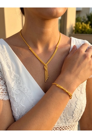 8 Ayar Geometrik Kalze Set
