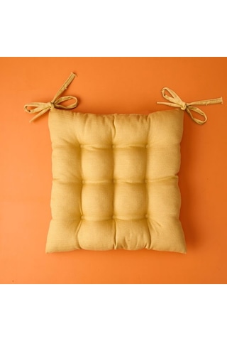 Evidea Soft Traum Sandalye Minderi - Hardal - 40x40 Cm Hardal