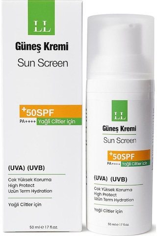 Lau Lau Yağlı Ciltler İçin Güneş Kremi SPF50 + 50 ML