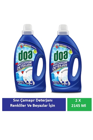 Doa Sıvı Çamaşır Deterjanı Renkliler Ve Beyazlar Derinlemesine Temizlik 2 X 2145 Ml 2145 ML