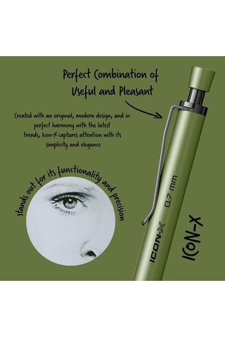 Scrikss Office Icon-x Metal Versatil 0.7 Mm Yeşil Genel
