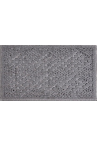 Evidea Soft Kağan 2'li Banyo Paspası - Gri - 60x100 Cm + 50x60 Cm Gri