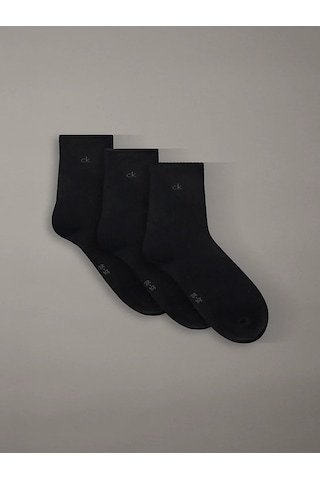 Calvın Kleın Unisex Marka Logolu Günlük Kullanıma Uygun Siyah Çorap C701234368 001