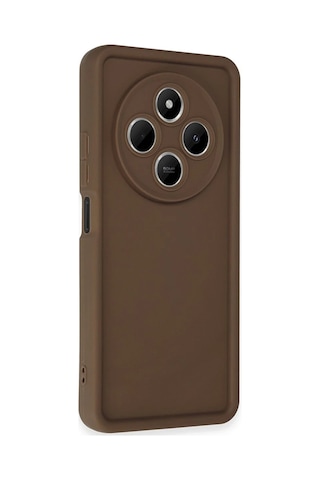 Newface - 990 - Xiaomi Redmi 14c Kılıf Viera Silikon - Csmo-tex - - Kahverengi
