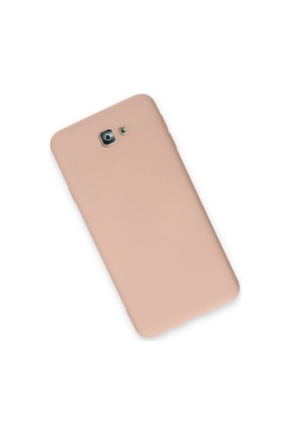 Cosmotex Newface Samsung Galaxy Uyumlu J7 Prime Kılıf Nano İçi Kadife Silikon - Pudra