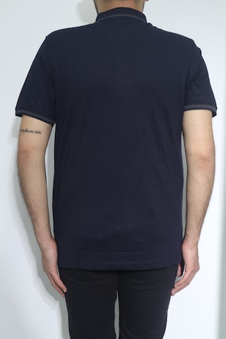 Santa Dmctekstil Erkek Düz Spor Kesim Rahat Kalıp Polo Yaka T-shirt Lacivert
