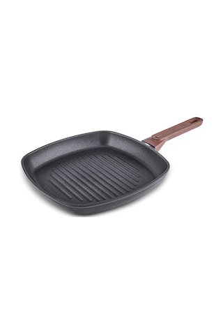 Karaca Salomon Biodiamond Tava Grill 28 Cm Gri