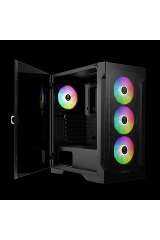 Gamdıas Talos E2 Elite, 850w, Tempered Glass, Argb, 80+ Bronze, Atx Gamıng Kasa