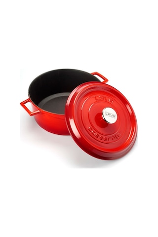 Lava Döküm Yuvarlak Tencere Trendy Çap 28Cm