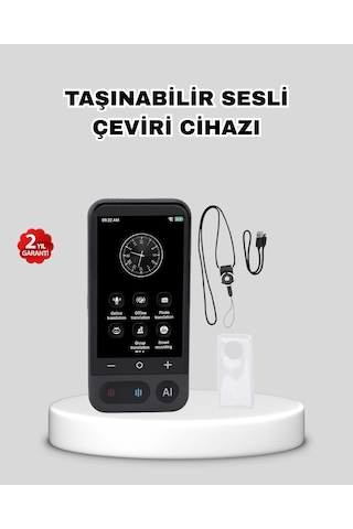 Taşınabilir Akıllı Sesli Çeviri Cihazı 139 Dil Desteği, Dokunmatik Ekran Najmaddin