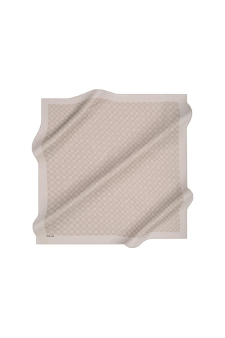 Aker Elegance Monogram Eşarp - 10905001 Vizon