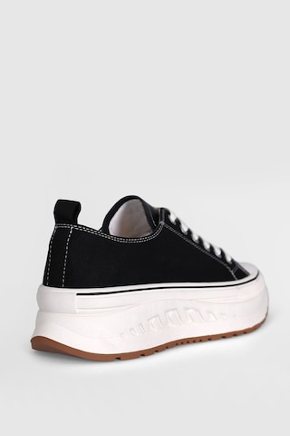 Lufian Shay Siyah Bayan Sneaker Spor Ayakkabı Siyah