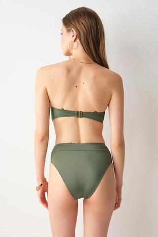 No Gossip Angela High Leg Bikini Tek Alt Haki 239203