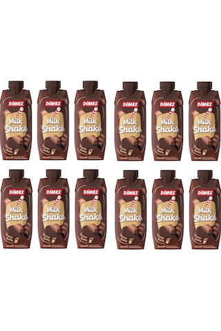Dimes Milkshake Çikolatalı 310 Ml X 12 Adet