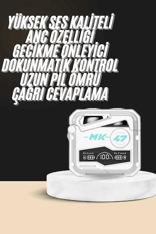 Hepsi Oyuncu Kulaklığı Yeni Mekanik Kablosuz Kulaklık İos Android Uyumlu Yeni Nesil Najmaddin