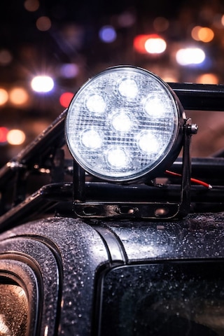 Yuvarlak Led Çalışma Lambası 12v Off Road Projektör Led Güçlü Aydınlatma Spot