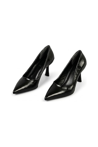 Ayakkabımood Siyah 6 Cm İnce Topuklu Kadın Stiletto Ayakkabı