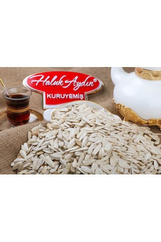 Haluk Aydın Kuruyemiş Kavrulmuş Tuzlu Beyaz Ay Çekirdeği 1 KG