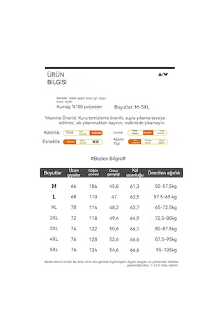 Sıcak Ve Kalın Polar Ceket, Bol Kesim Erkek Ceketi Mavi