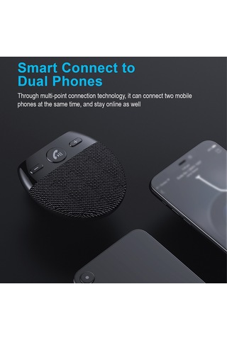 Padalink Sp11 Araç Bluetooth免提 Konuşur: Güneşlik Montajlı, Hd Sesli Arama, 10 Saat Kullanım Süresi