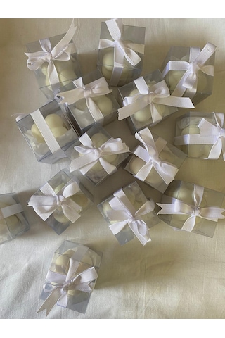 Premium Kalite Hediyelik Mum %100 Soya Mini Bubble 25 Adet