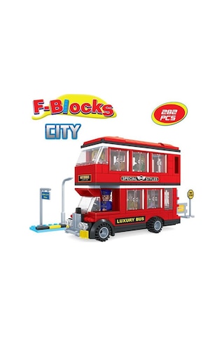 Furkan Toys F-Blocks Cıty Seri 282 Parça Fr37456